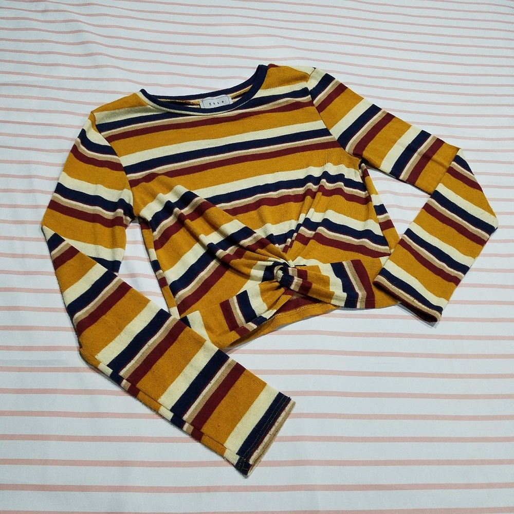 Long sleeve crop top